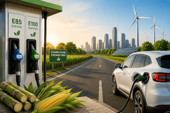 EV and E85, E100 fuels